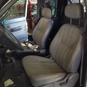Bucket seats in