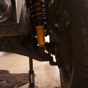 New front suspension