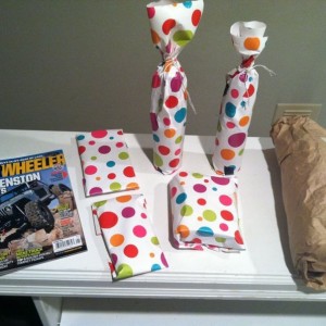 All ready to go out tomorrow.