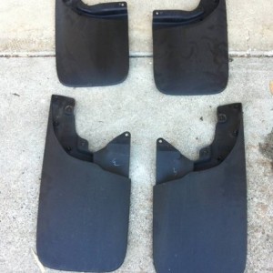 Stock mud flaps back side