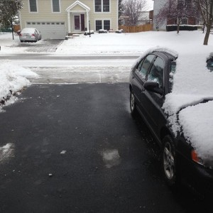 And as soon as I finish it switches back to snow. Awesome...