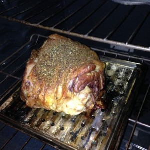 Leg of lamb.