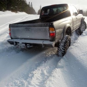 Playing in the snow!