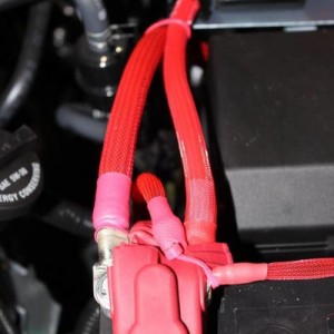 Positive with two breaker panels off it.