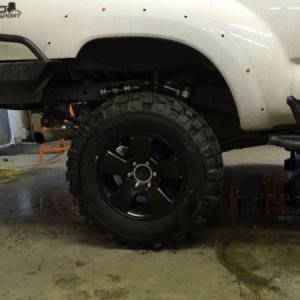 New ride height for the rear