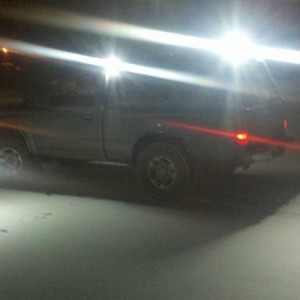 all lit up