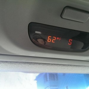 And it was below 20 degrees all of last week...