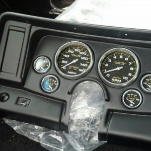 New dash insert and autometer gauges