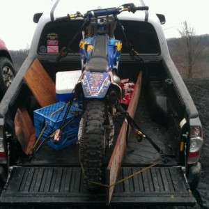 Bike stayed put