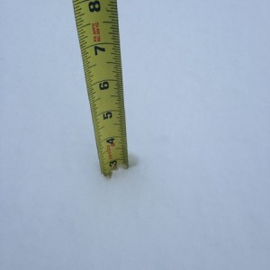 They were calling for 6-8".