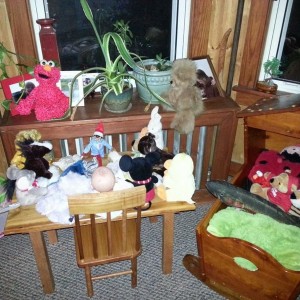 Uh oh. They are up to something. Elf is hatching a plan.