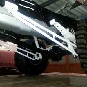 Ford show truck with powdercoated suspension