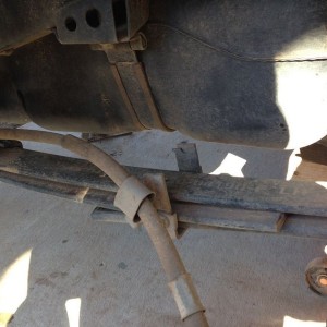 Second gen problems. Leaf spring swap on moms 07 today
