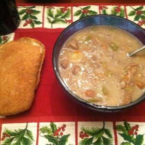 Vebison stew for Xmas-eve dinner
