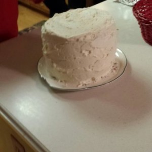 Dessert for Christmas dinner. Sent from my location where I am presently at