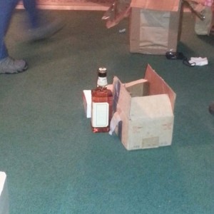 Family gift exchange.