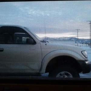 I gots the good parking space today