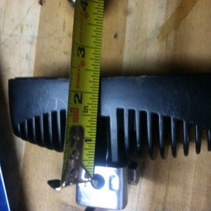 Measuring for new mounting hole