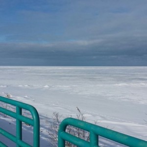 View from breaker wall in Caseville.