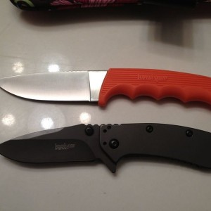 For the knife thread