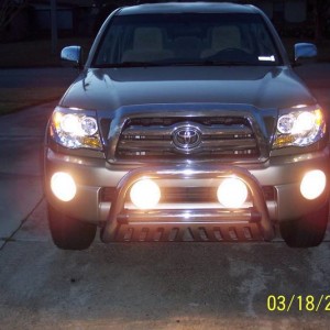 Projector Lights At Night