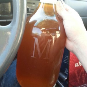Filled up the new growler