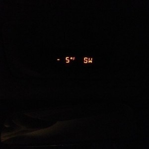 A wee bit chilly! Ultragauge says my intake temp is -2.2*!