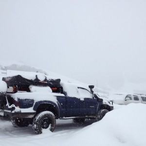 Snowy day at CB