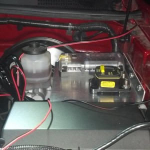 Mock up fuse block bracket