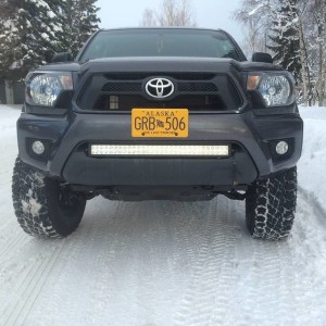 30" LED Light Bar in lower bumper