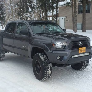 30" LED Light Bar in lower bumper