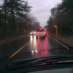 Total ice over. Freezy rain making me late.