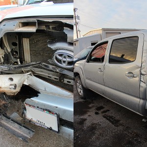 2009 Toyota Tacoma front collision