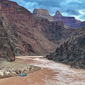 The Colorado River is a story more about sediment than water. There is a saying on the Colorado about its sediment load: "Too thin to plow, too thick