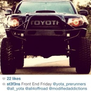 My wife caught Stefen's truck on Instagram...