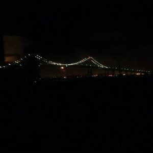 View from my bedroom window over the bay