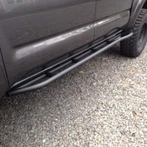 Did a little wet sanding and fresh rattle can job on the sliders.