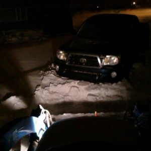 Snow wheeling