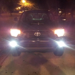 LED fog lights - standard headlight