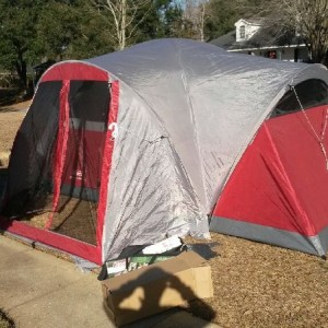 New camping set up for me and the girlfriend