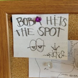 Hahaha freakin stoners at my local boba digs.