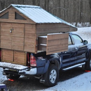 Tacoma with Home Built Camper
