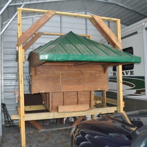 Camper on Stand