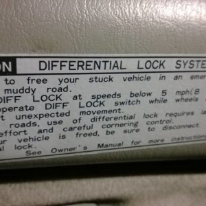 Differential Lock