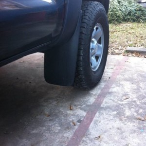 Stock mud flaps