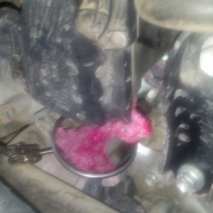 Found nasty coolant leak