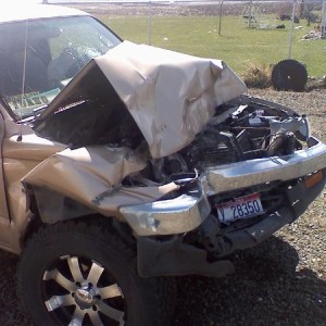 Totalled Tacoma 2