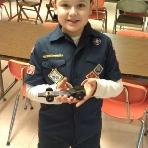 Son's pinewood Derby race today.