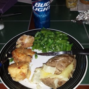 Late night dinner with my girlfriend