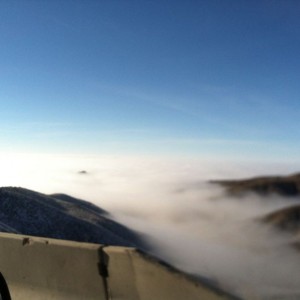 From yesturday. Still an inversion above Boise.